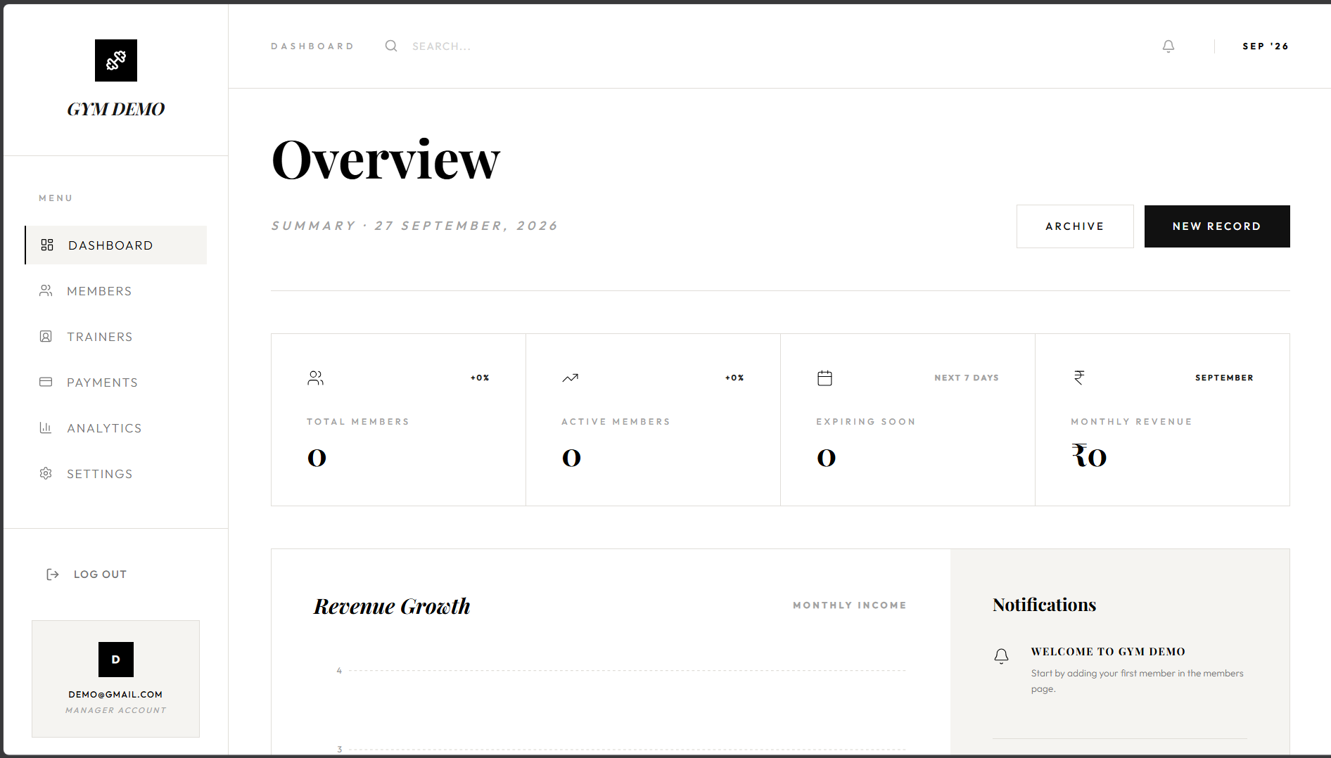 Management system